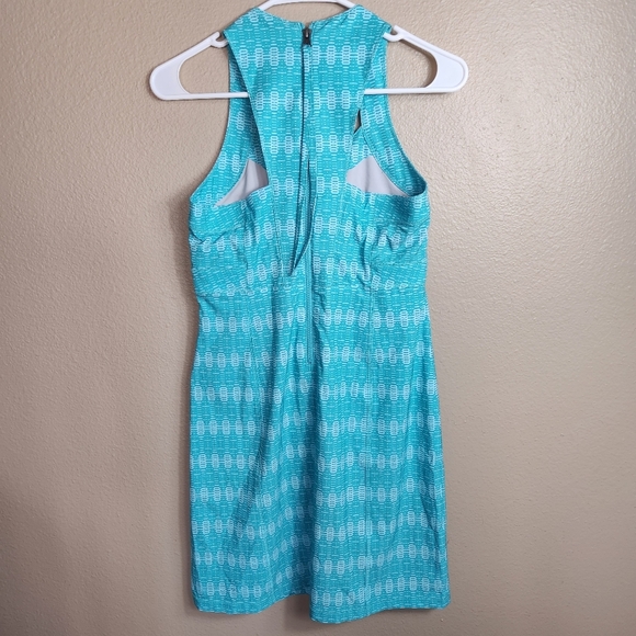 Title Nine Womens |2| Nimblene Trouble Turquoise Geometric Print - Picture 5 of 9